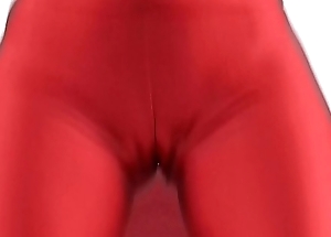 HUGE Irritant TINY WAIST about Tight Peppery Spandex Leggings FIONA from SportySlut.com